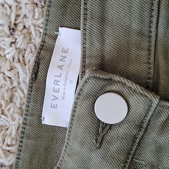 Everlane Olive Wide-Leg Pants - Picture 3 of 8